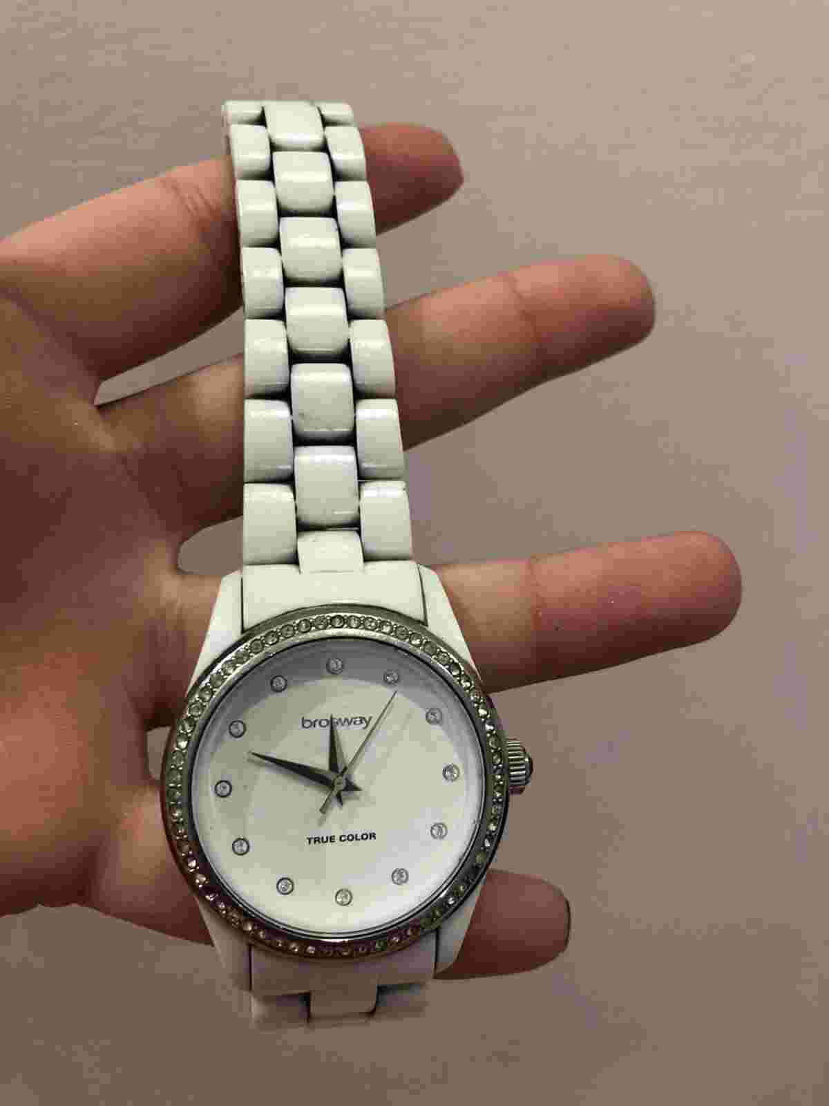 Brosway Women's White Rhinestone Watch
