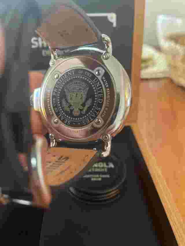 Shinola Secret Service Presidential Seal Runwell 47mm Mens Watch Super Rare!