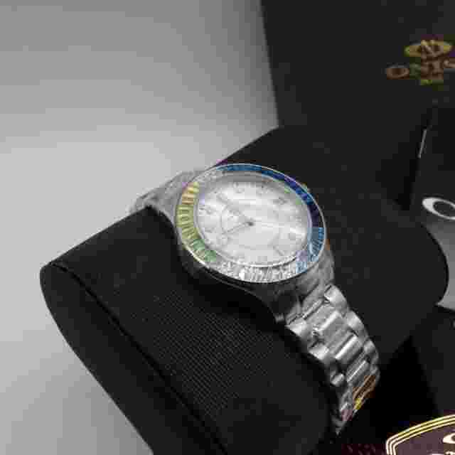 Oniss Paris Women's Watch ON7323 Ceramic Ladies Quartz Color Austria Crystal New