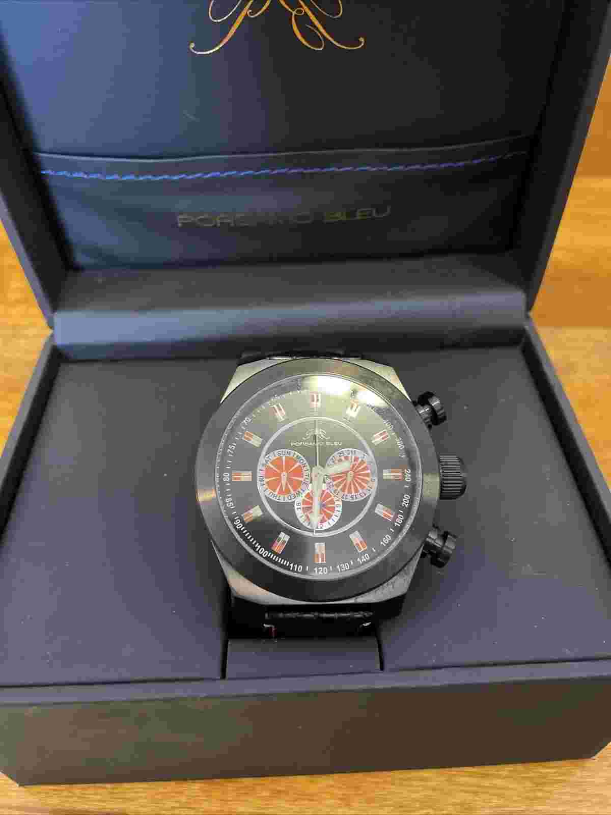 Porsamo Blue Brand New Watch Orig $800.00 NIB
