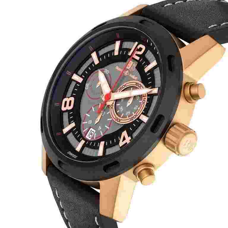 Buech And Boilat Baracchi Men's Chronograph SAPPHIRE Crystal watch