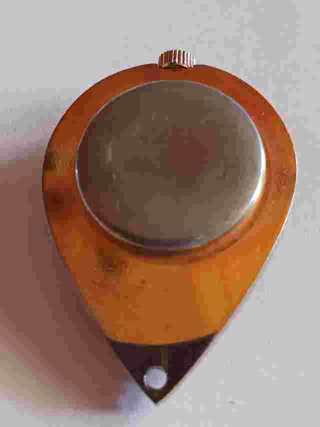 Vintage Ladies Parker Gold Tone Mechanical Pendant 17 Jewels For Parts Or Repair