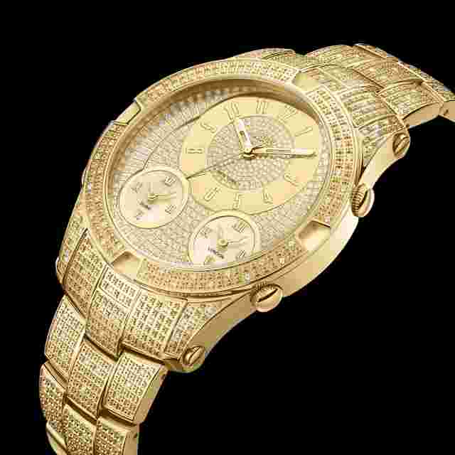 $1495 Jet Setter III 1.18 ctw Diamond 18k gold-plated stainless-steel J6348A