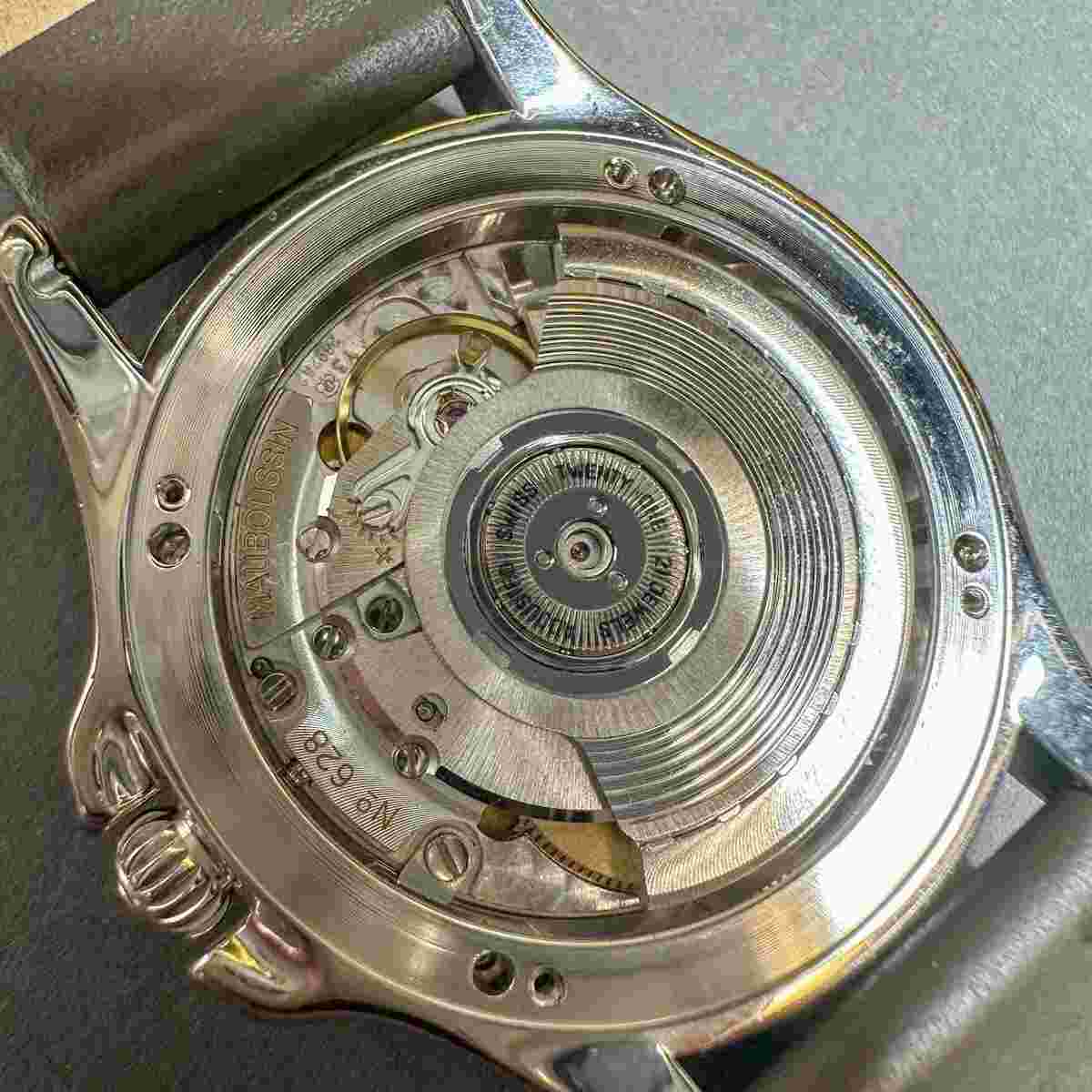 Estate Mauboussin 18K White Gold Automatic Watch Ref#R.02368