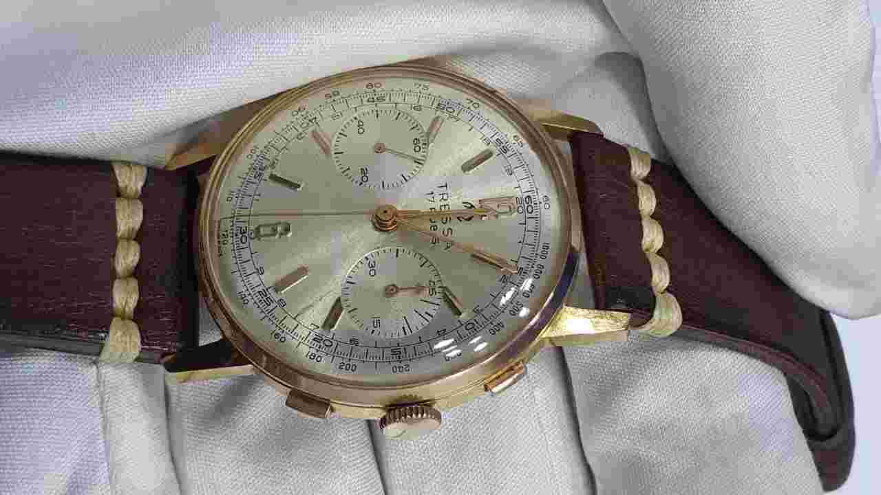Vintage Swiss  Chronograph - Rare Dial - All Original - Landeron