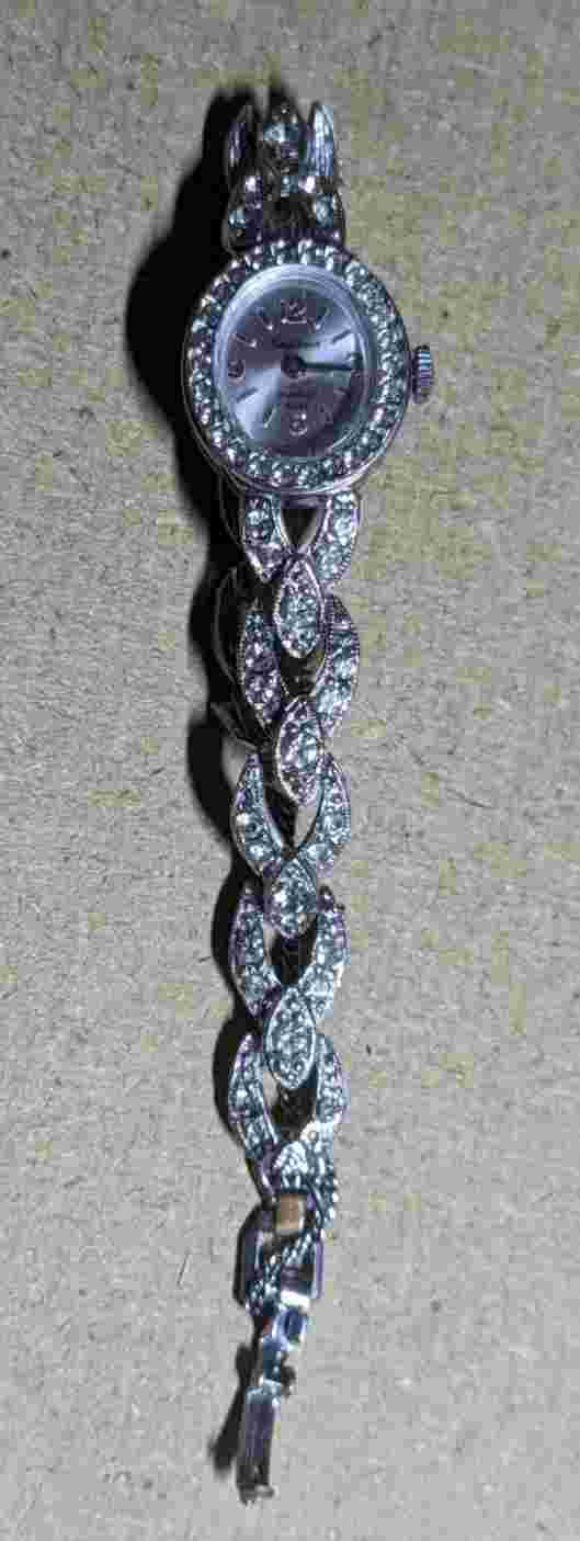 Vintage Eastman Woman's Swiss Quartz  Watch Silver Tone - Not Tested, Hands Move