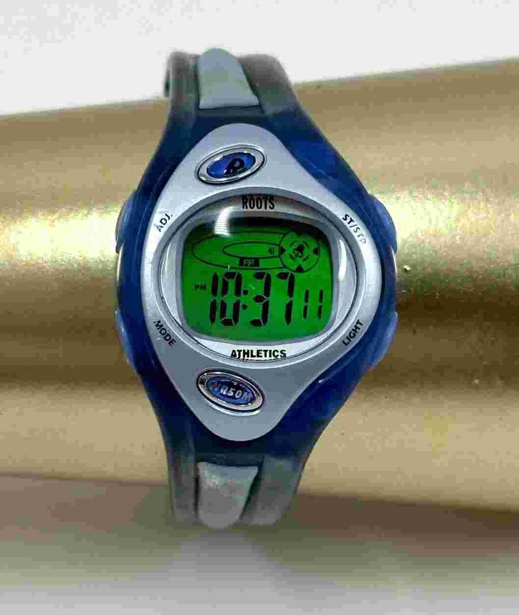 Wristwatch Roots Athletics WR 50 m Sports Watch Light Many Functions Working