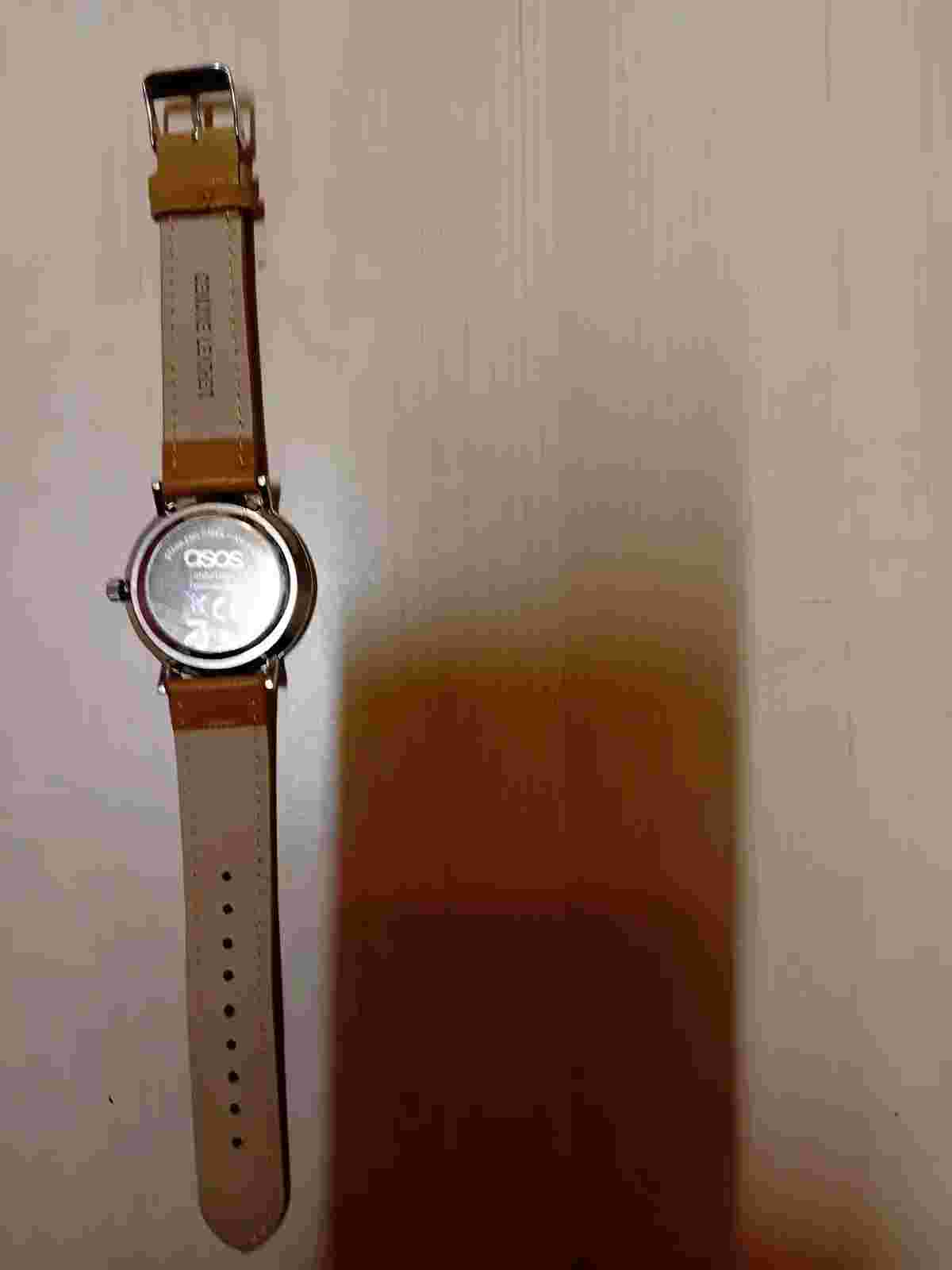 Asos Mens Watch. Leather Strap.