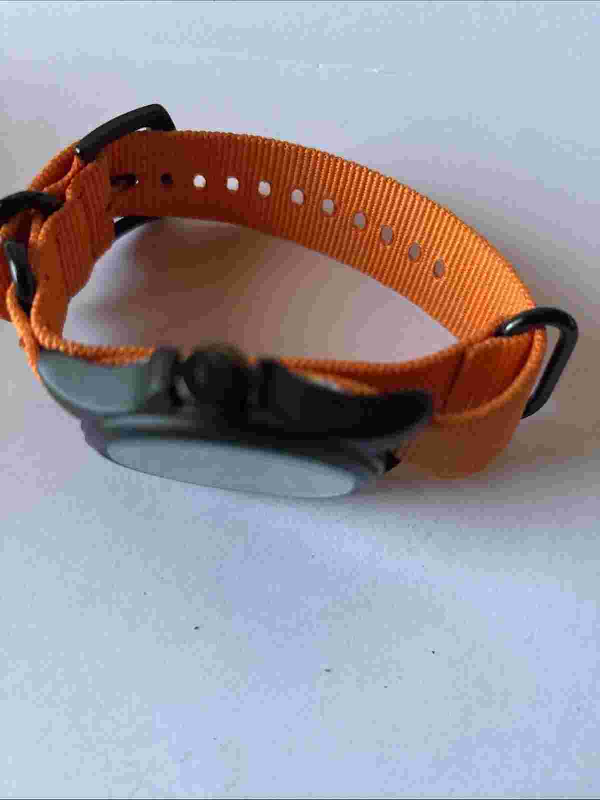 INFANTRY CO.  Mens WATCH Orange 9 inch nylon band QUARTZ new battery