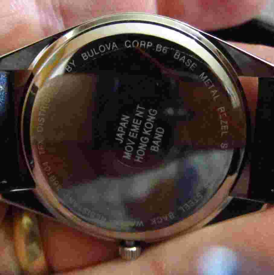 New in Box-TFX by BULOVA White Dial Watch With Black Leather Band &fresh Battery