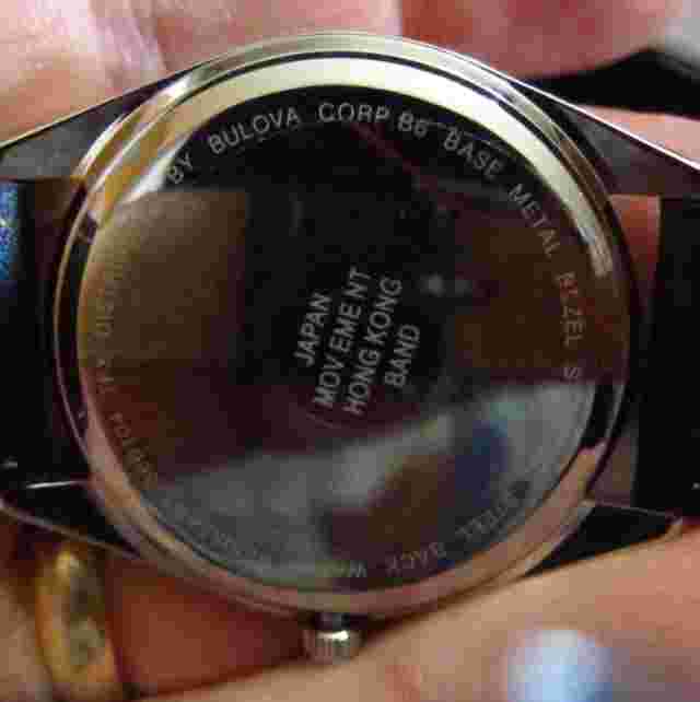 New in Box-TFX by BULOVA White Dial Watch With Black Leather Band &fresh Battery