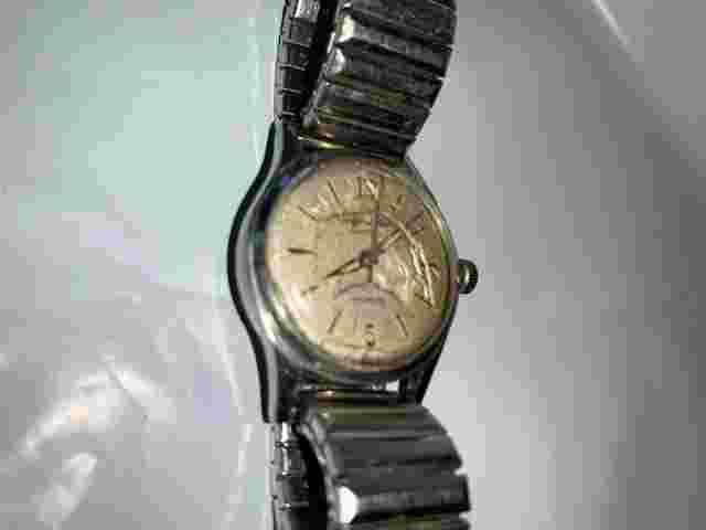 VTG 50's Supreme 17 Jewels Stainless Steel "Unbreakable Mainspring" PARTS-AS IS