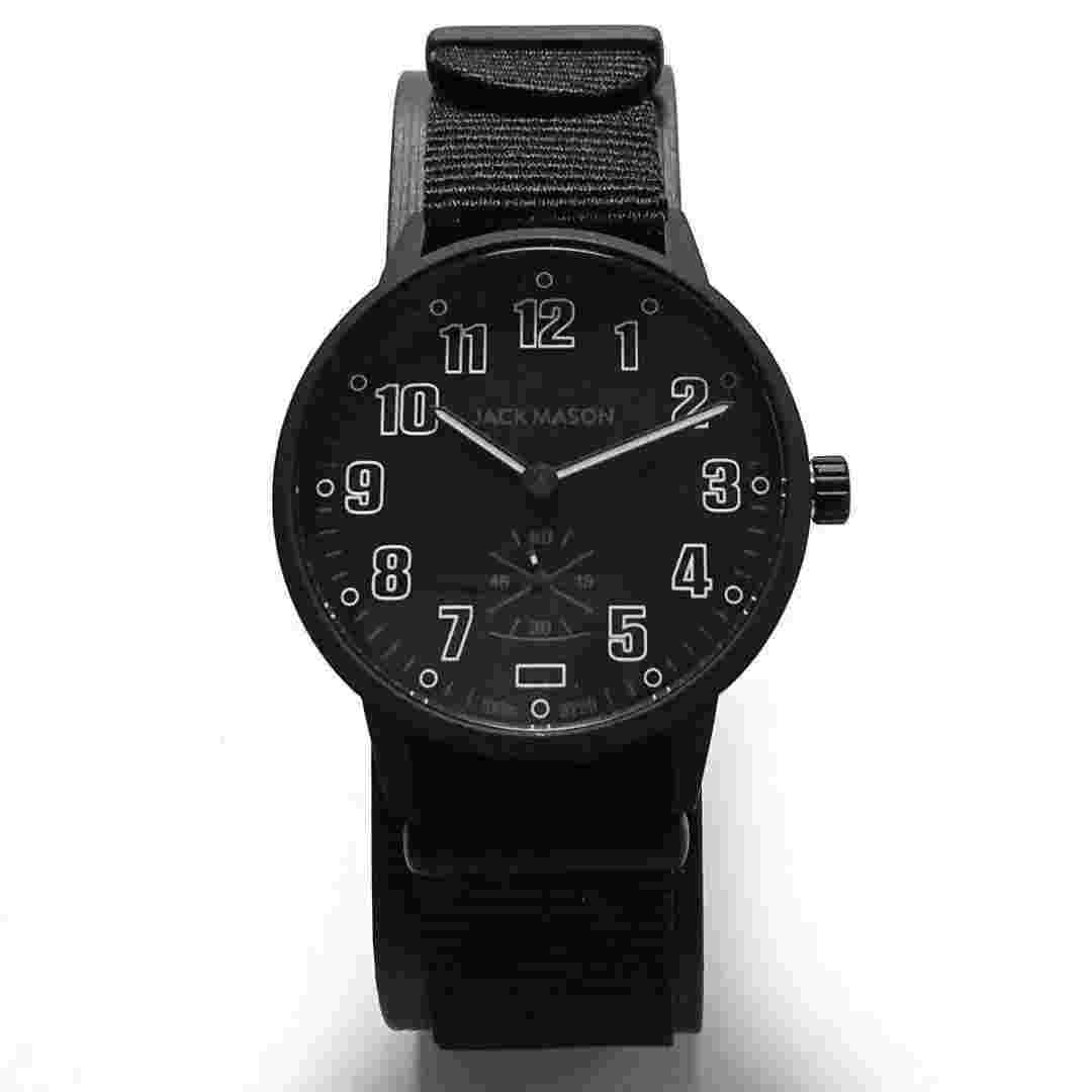JACK MASON FIELD JM-F401-017 CAMP Blackout Quartz Japan Ltd. Ed. NATO Belt #ME01