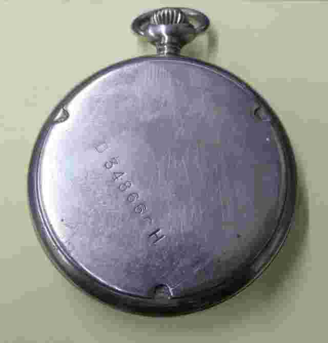 1940's German Army Silvana Wehrmacht DH Pocket Watch Axis