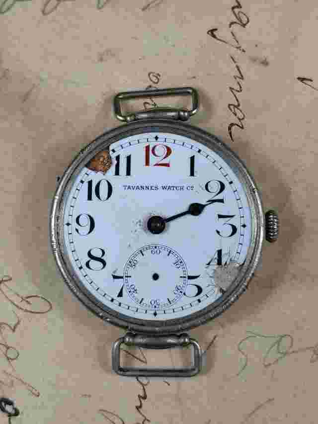 Tavannes Swiss Watch Vintage Wristwatch Mechanical For Parts Or repair
