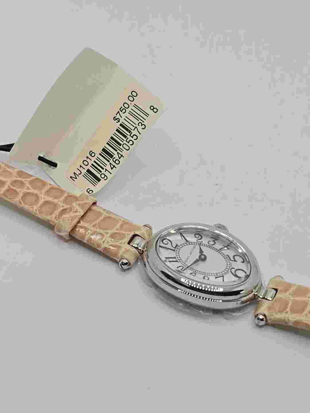 MARC JACOBS Swiss Analog Watch Oval Alligator Band - Rare! New Old Stock MJ1016