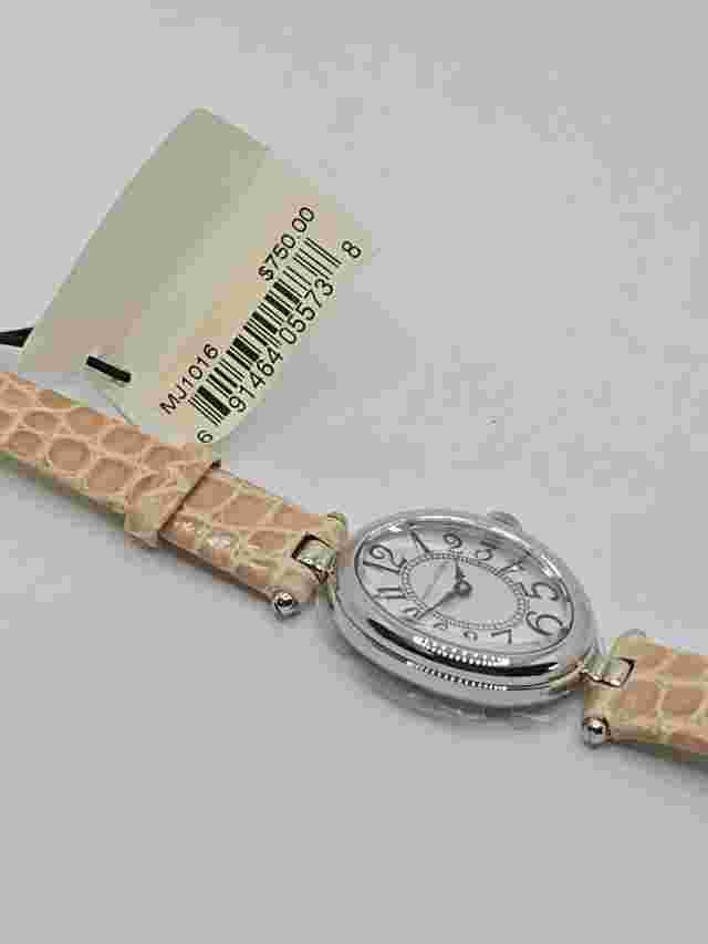 MARC JACOBS Swiss Analog Watch Oval Alligator Band - Rare! New Old Stock MJ1016