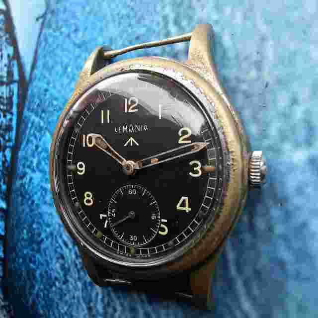 Vintage Lemania WW2 Military Dirty Dozen Men's Watch
