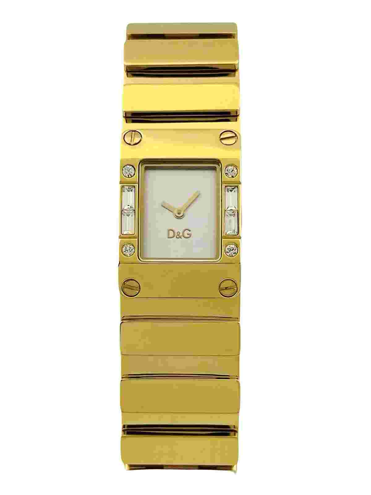 Dolce & Gabbana D&G DW0346 Kilt Women's Golden Stainless Steel Bracelet Watch