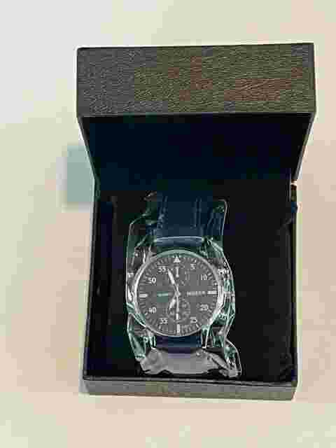 MiGEER Men's Quartz  Watch. Blue Dial/Blue Band. New with Box-free shipping
