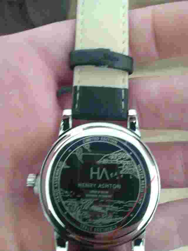 Henry Ashton Riviera 41-Series Men's Black Buckle Stainless Watch (GAL129388)