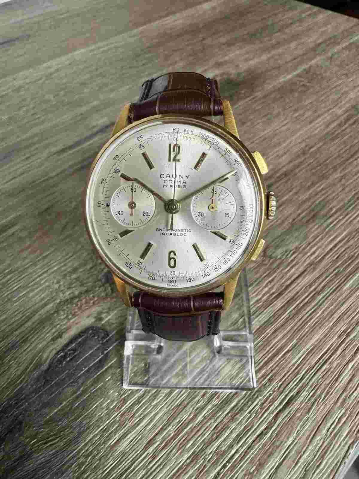 Vintage Cauny Prima Chronograph
