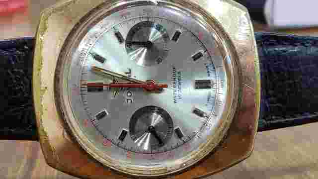 VINTAGE JOVIAL CHRONOGRAPH VALJOUX 7733 MENS WATCH