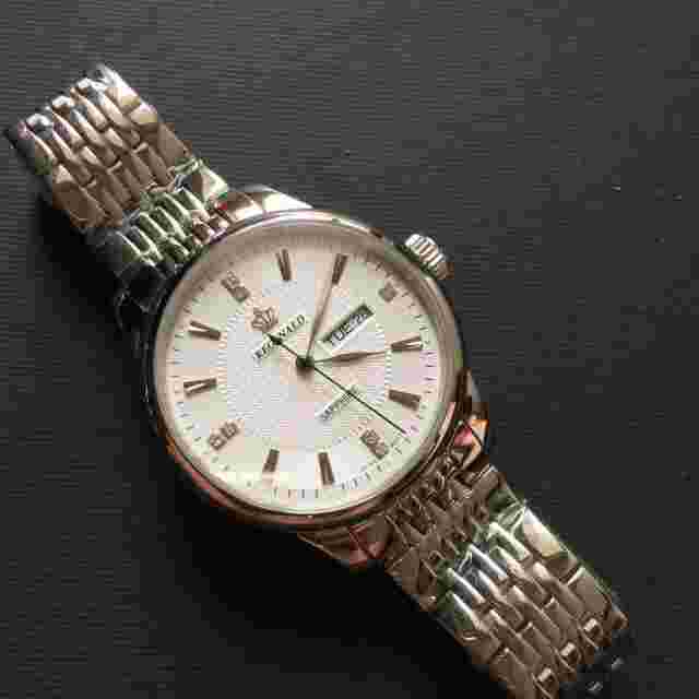 Reginald Mens Homage Quartz Watch White Silver Date Watches Designer Gift UK