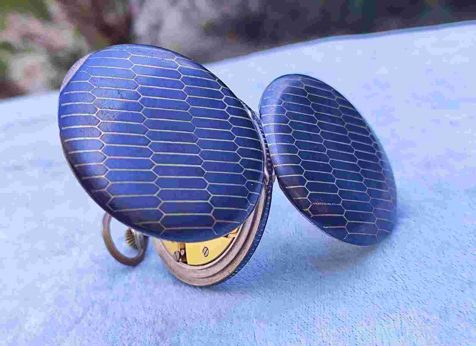 Extremely Rare Antique Niello Silvana Pocket Watch!!! Working!!! 53