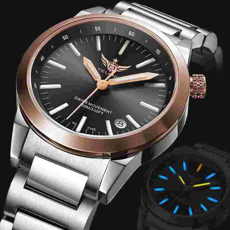 Yelang Women Fashion Watch Lady Watches Luxury Quartz Wristwatch 10ATM Luminous