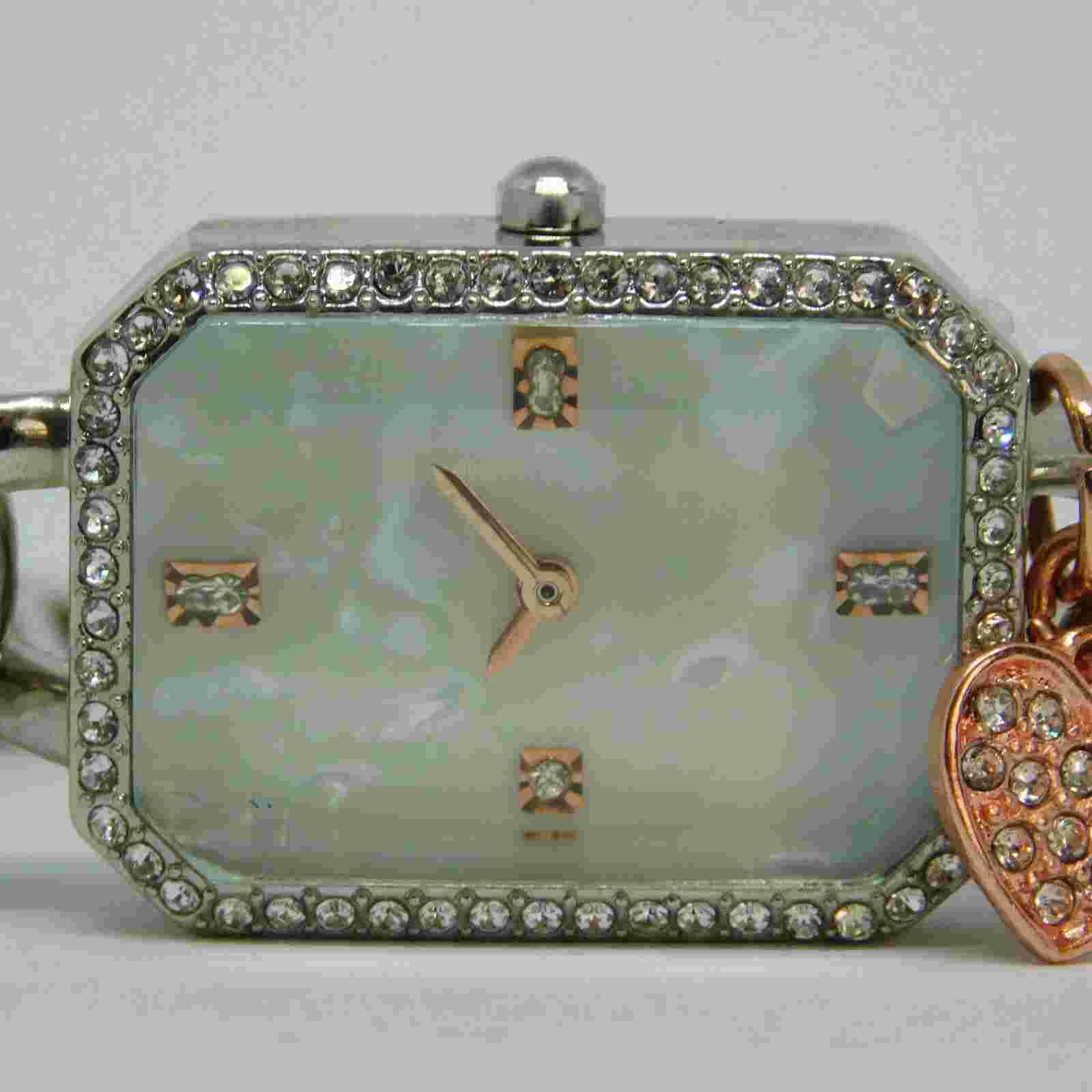 ALEXIS BENDEL 7031 Mother of Pearl Dial Womens' Watch Sz. 6 3/4" New Battery