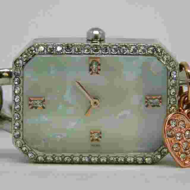ALEXIS BENDEL 7031 Mother of Pearl Dial Womens' Watch Sz. 6 3/4" New Battery