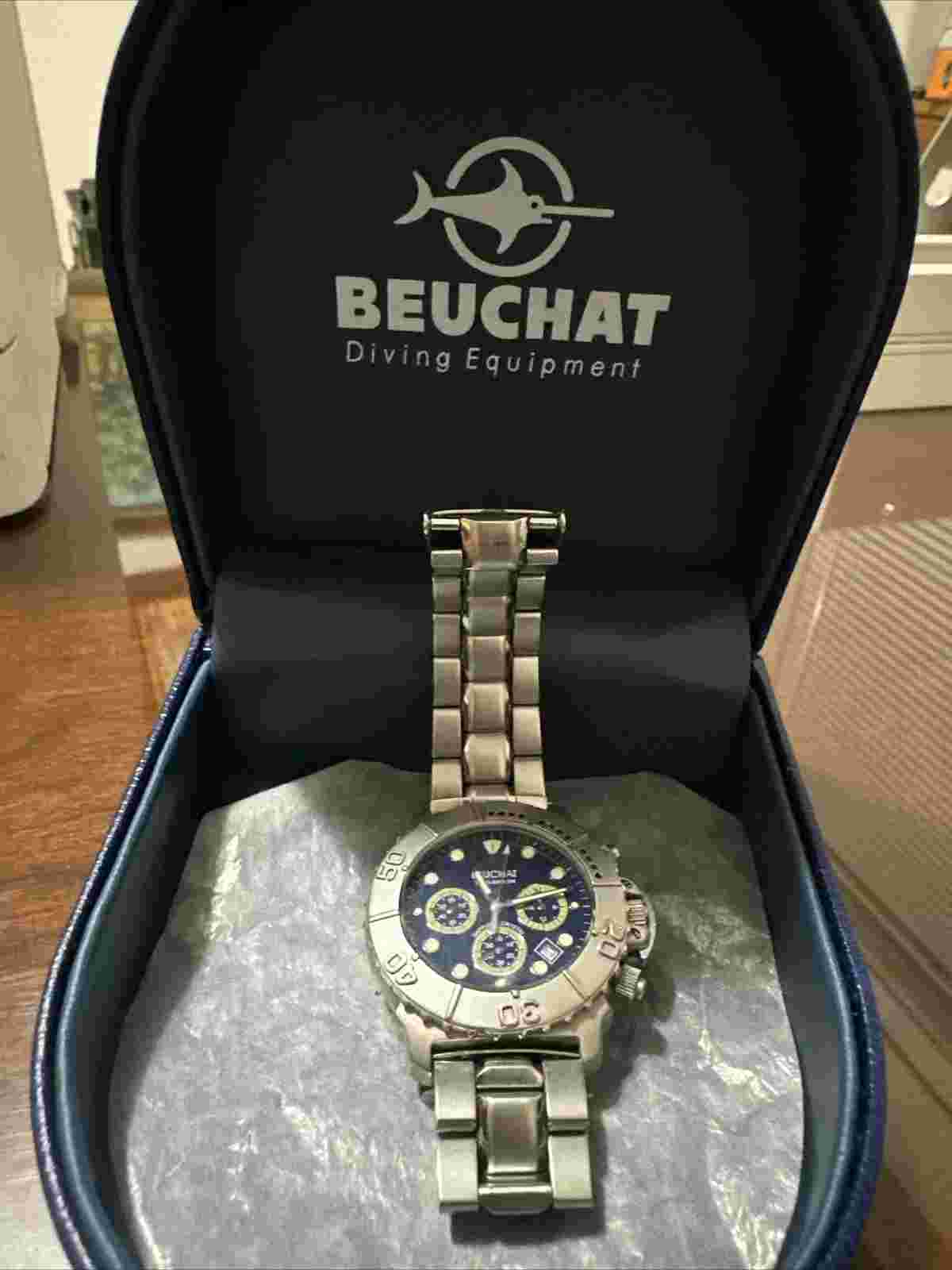 Beuchat Oceanium Sapphire Crystal  300m /30ATM Tout Score