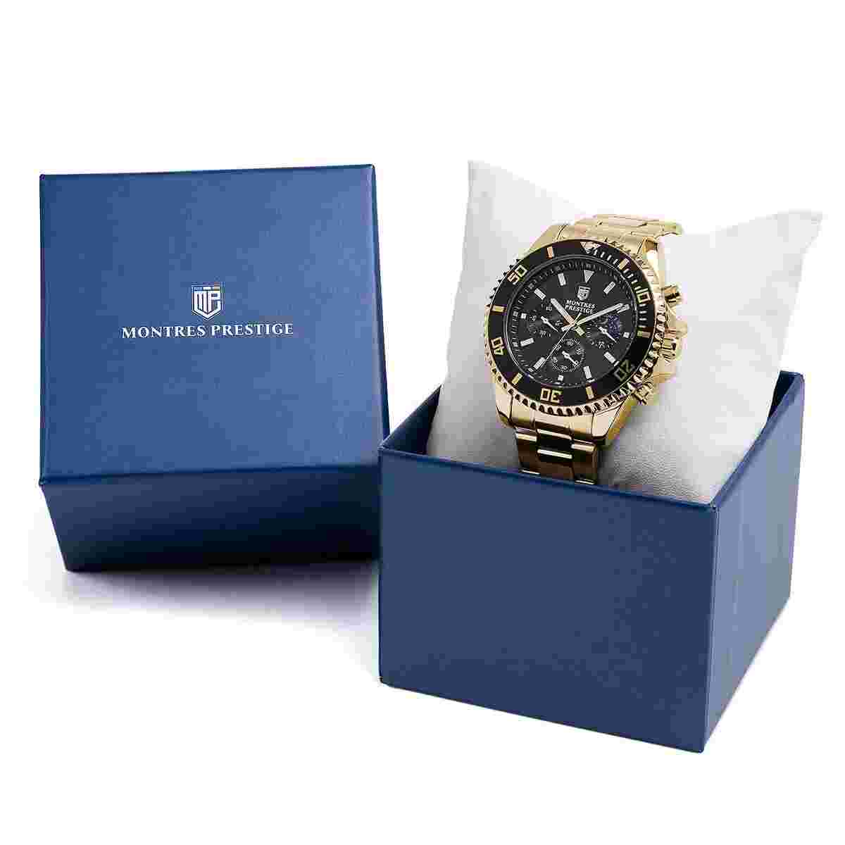 Montres Prestige 42mm Men's X Invicta Quartz Flame Fusion Crystal 30m SS Watch