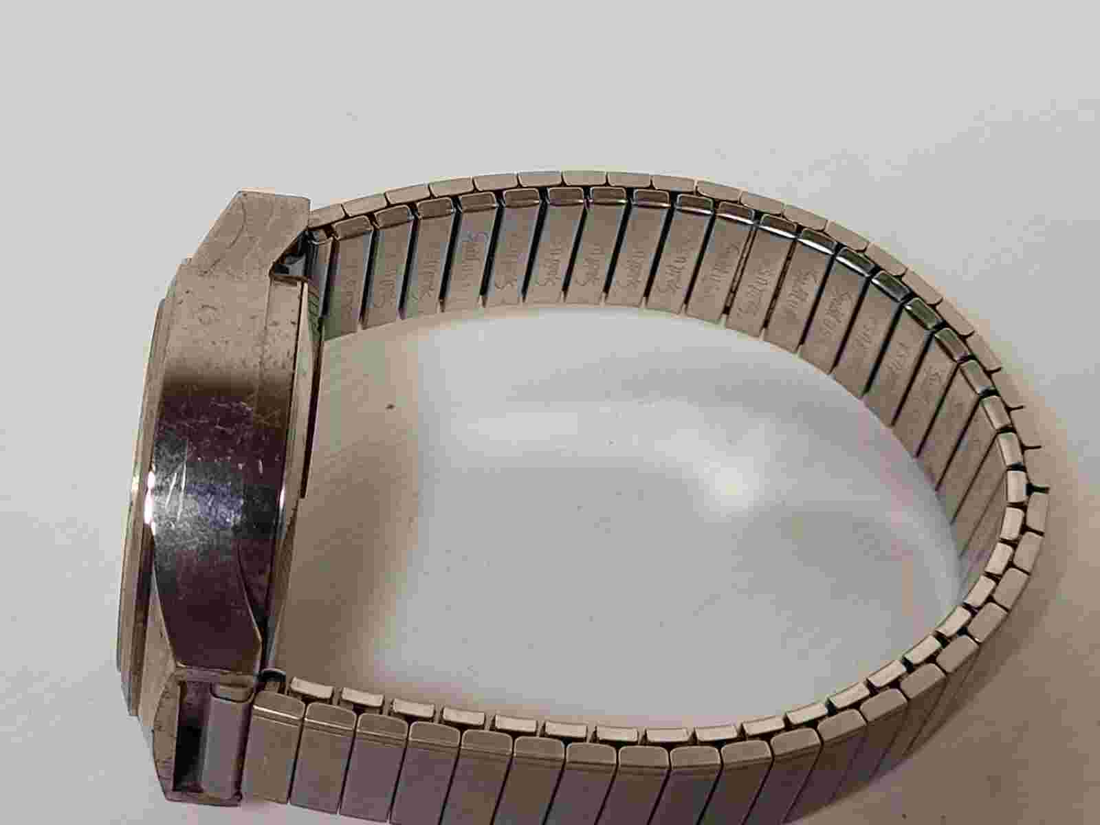 FINE VINTAGE STELLARIS ELECTRONIC TRANSISTORIZED MEN'S WATCH SPEIDEL BAND