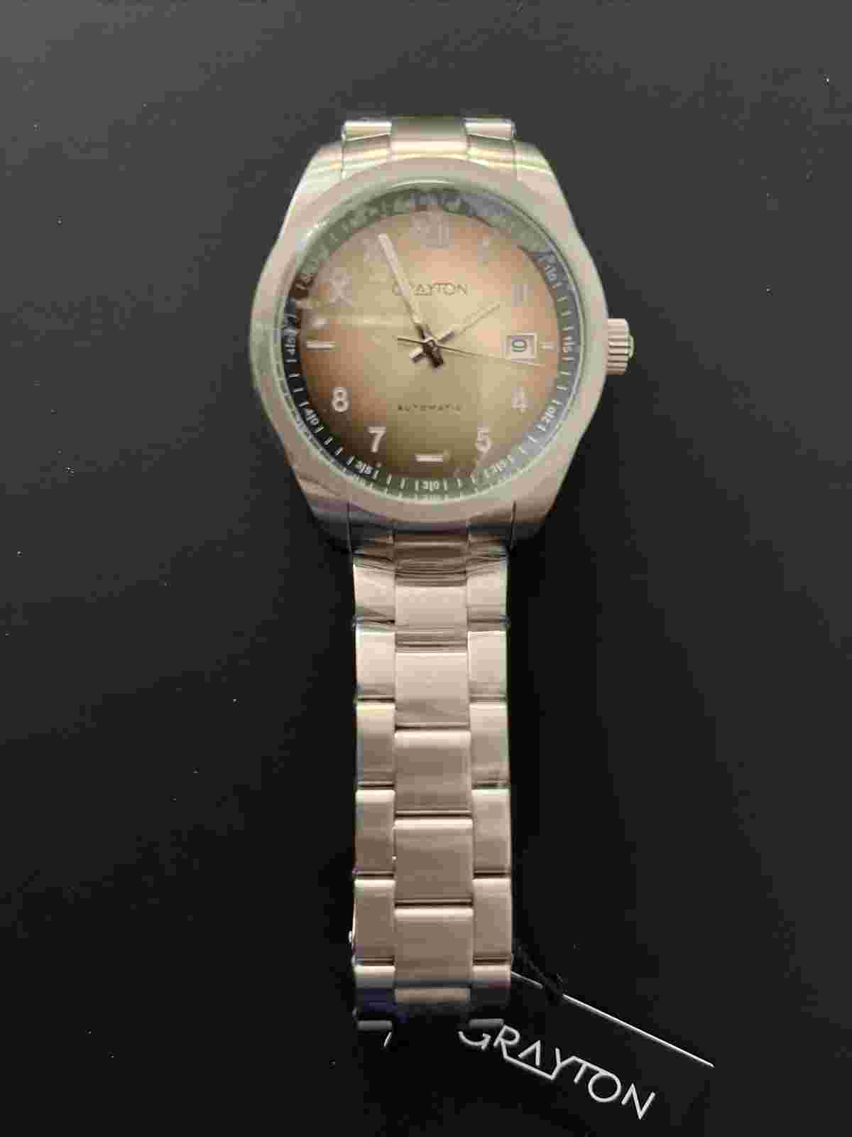 Grayton Native California Brown Sunburst Dial 42mm Automatic Watch SKU#GR24108AB