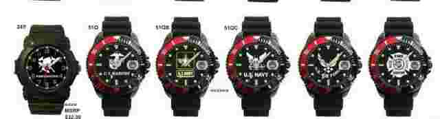 1  AQUAFORCE ANALOG QUARTZ WATCH 30M Water Resistant 24hr time #51QC