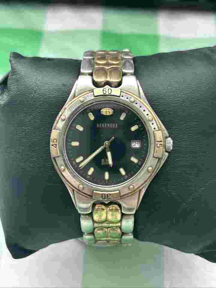 Berenger Black Dial Two Tone Men’s Quartz Watch