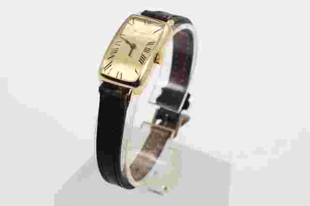 18k Gold BUECHE - GIROD Ladies Watch Hand Wind from 1956 * Warranty