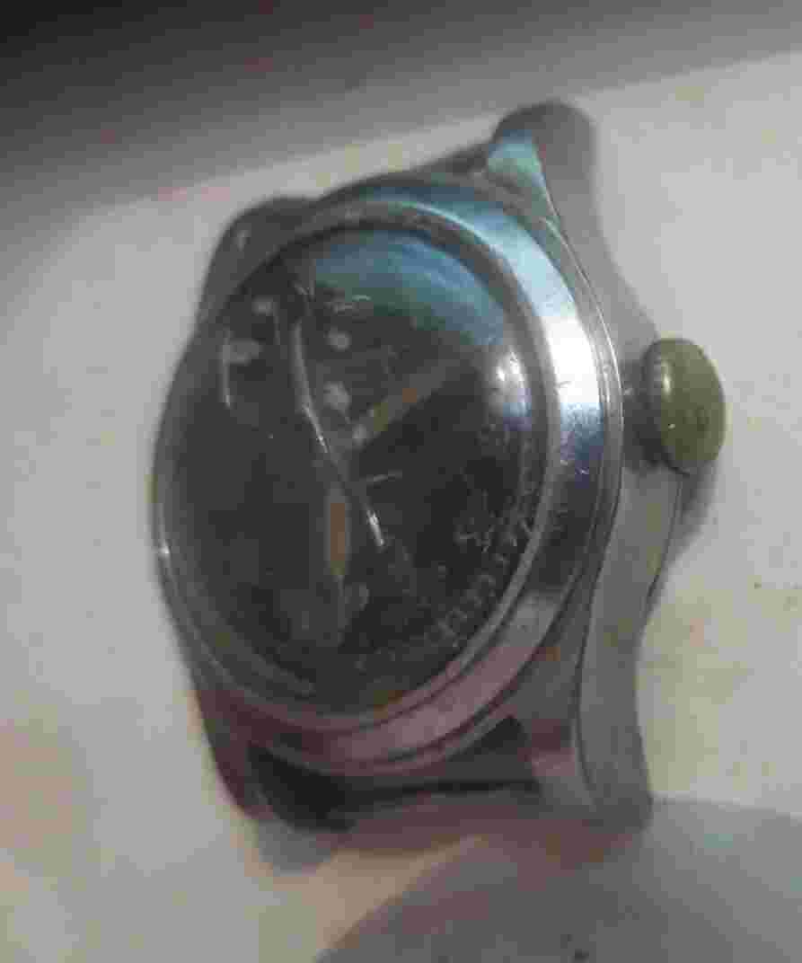 Vintage Military lady Women's MEDANA watch Etacre Pare-Choc Black dial