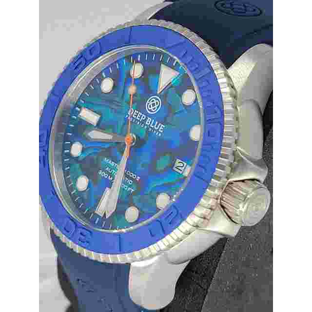 Deep Blue Blue Abalone Master 1k Automatic 44mm Diver