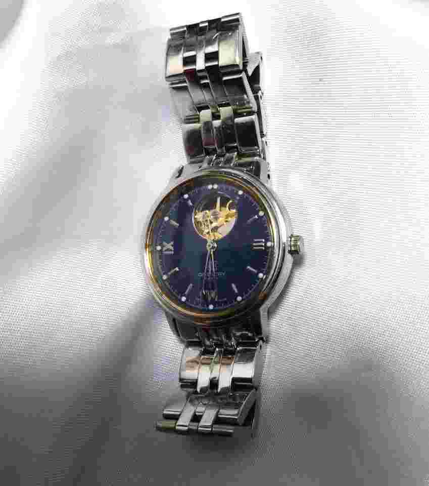 Givenchy Open Heart Vintage Men's Watch Automatic Used Authentic h