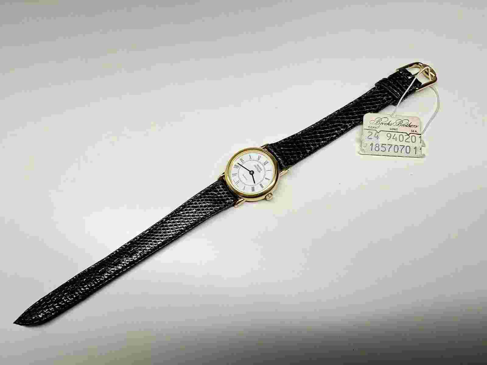brooks brothers ladies swiss quartz wristwatch