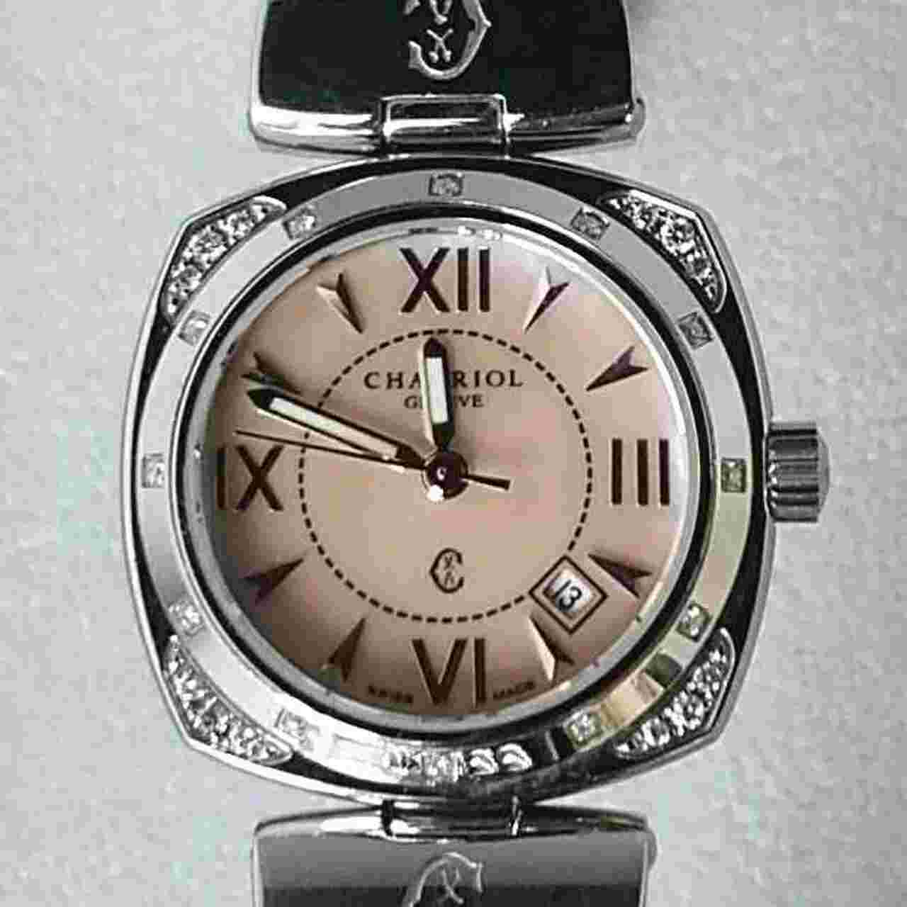 Charriol REF.ALEXS 01654 Quartz Stainless Women's Watch Swiss Made Preowned
