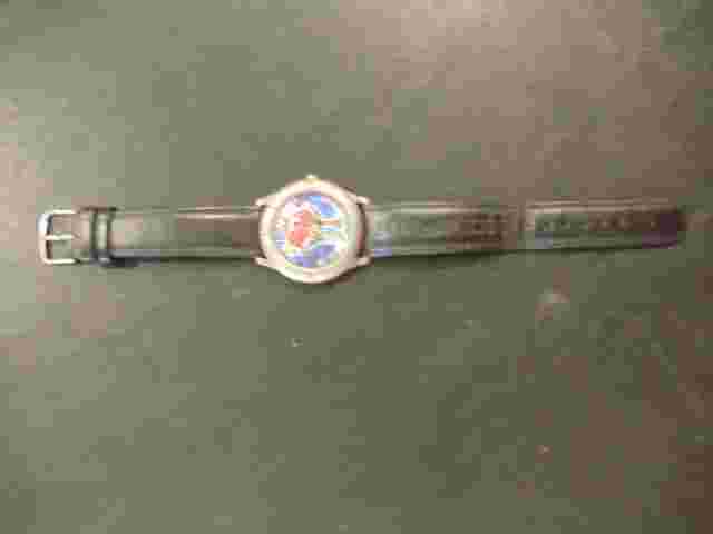 Vintage M&M analog 1998 Wrist Watch ,Leather Band