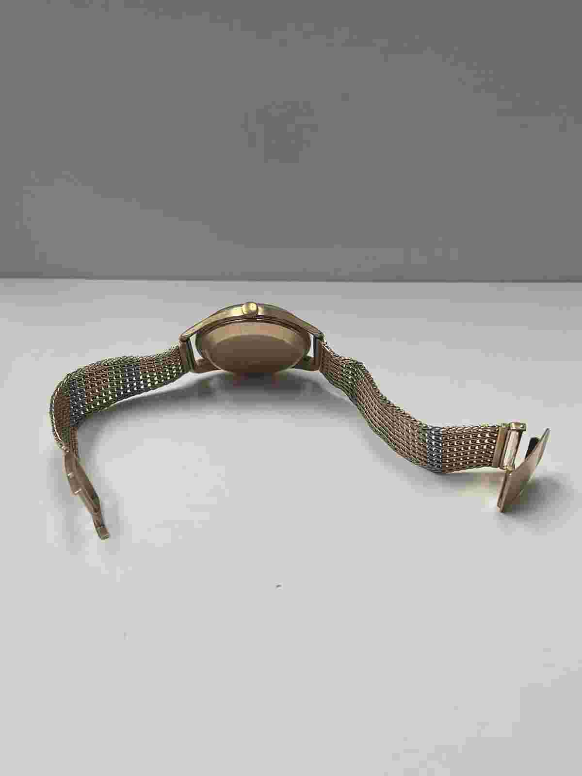 Vintage Soviet Poljot (Polet)  14k rose gold watch on 14k