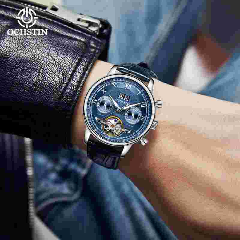 Men's Automatic Mechanical Watch Waterproof Wristwatches 733435189935