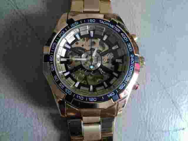 Mens Large Facev Automatic Forsining Sport Watch GWO JUST USED ONCE