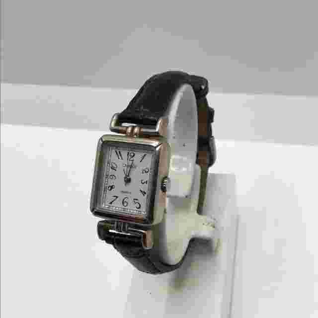 Carriage By Timex Ladies Silver Rectangle Watch New Battery!