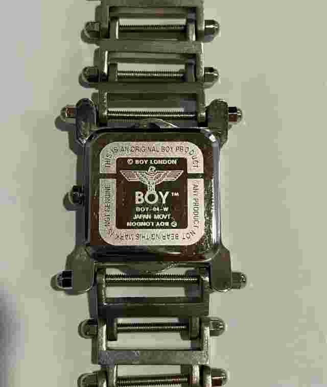 BOY LONDON Watch Quartz Battery replaced Working Condition Confirmed